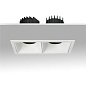 ART-SQ-180x2 LED светильник встраиваемый полуповоротный Downlight   -  Встраиваемые светильники 